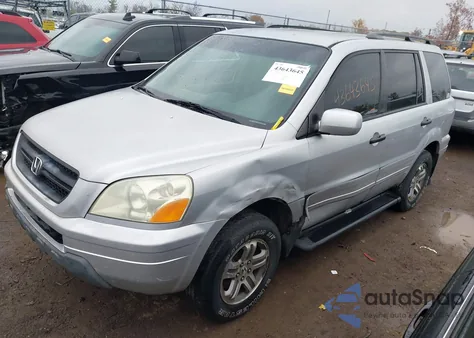 2003 Honda Pilot Ex-L из США, поврежденный, VIN 2HKYF18573H622190